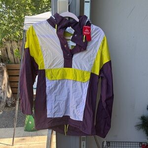 Champion Purple and Yellow Windbreaker